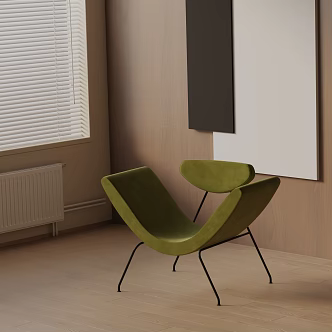 modern leisure chair 3d model