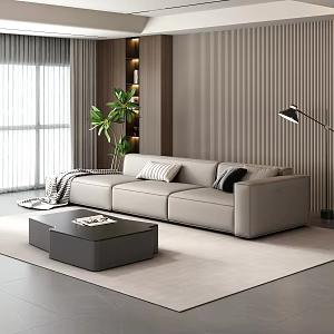 modern living room modern sofa 3d model