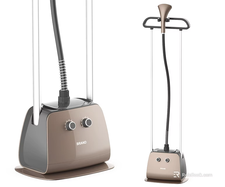 Modern Household Garment Steamer With Efficient Steam Function And Stable Base Design 3d model 