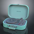 CROSLEY Portable Suitcase Style Turntable Light Blue Green Vintage Design Player