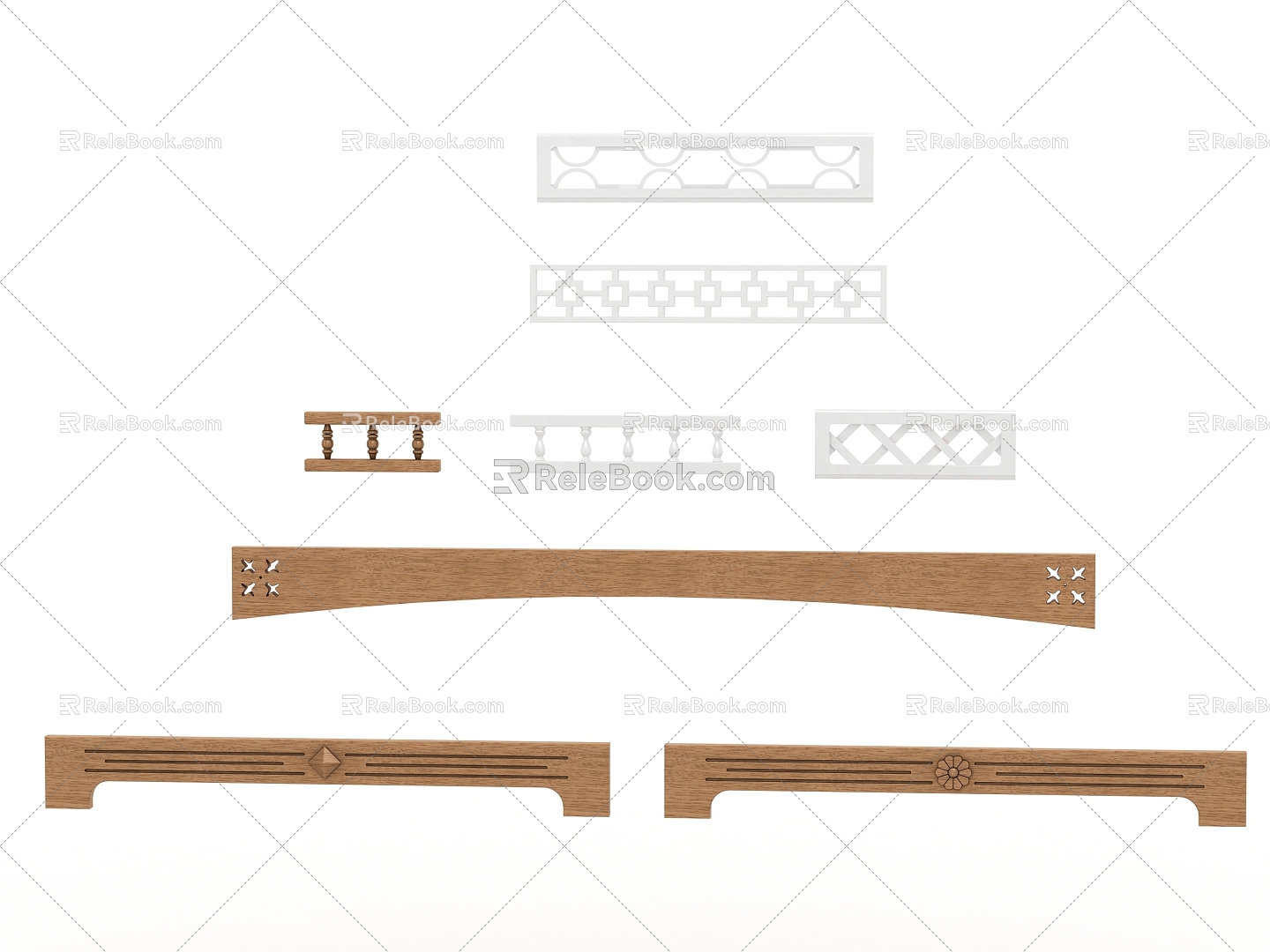 Jane European Cabinet Corridor Bridge Fascia Board 3d model