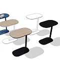 Modern Minimalist Side Tables With Multiple Colors And Sleek Simple Design 3d model