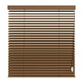 Brown Venetian Blinds For Home Interior Light Control And Privacy 3d model