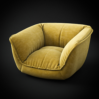 Single sofa 3d model