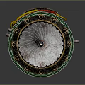 Booster sci-fi switch flame booster aircraft engine switch electronic switch power switch 3d model