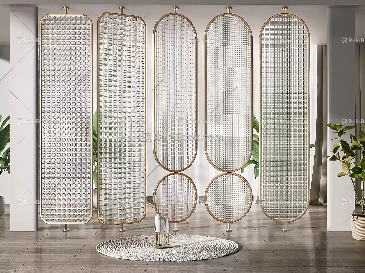 Modern partition 3d model