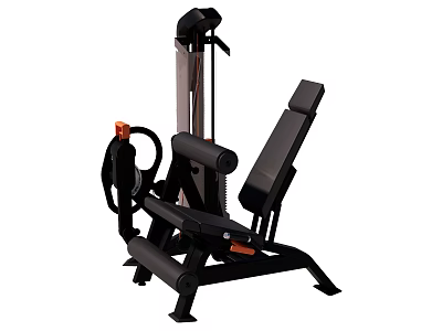 Commercial Leg Workout Sports Equipment with Adjustable Seat and Heavy Duty Frame 3d model