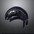 Shiny Dark Purple Metallic Curved Machinery Component With Bolted Structure Details