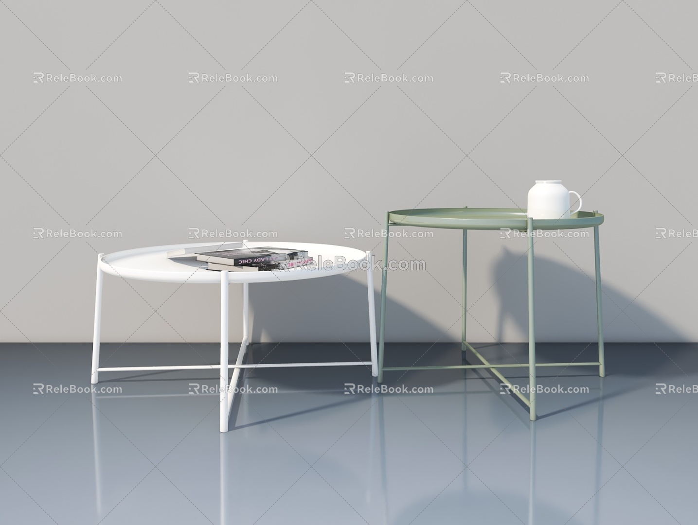 Modern Sofa Seat Coffee Table 3d model