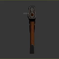 AK-47 Rifle with Wooden Stock and Metal Components Classic Tactical Design