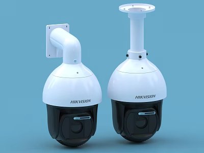 HIKVISION Dome Security Cameras Wall And Ceiling Mounted For High Definition Projection Monitoring 3d model