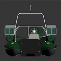 Green Inflatable Watercraft With Dual Pontoons Cockpit Seats And Steering Wheel