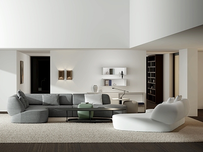 modern living room model