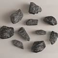 Landscape stone block 3d model