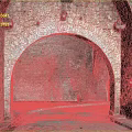 Stone Archway With Stone Walls Cobblestone Path Red No Entry Sign And Red Fire Hydrant