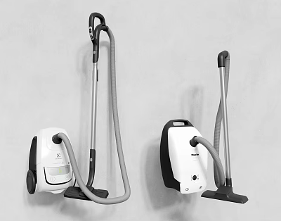 Efficient Household Vacuum Cleaners With Wall Mounted Design For Modern Home Cleaning 3d model