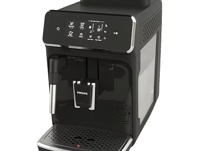 Philips Automatic Coffee Machine With Black Design For Modern Kitchen Use 3d model