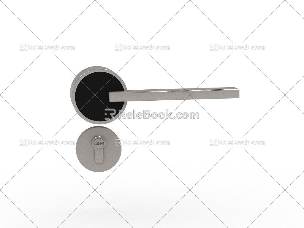 Modern Door Handle 3d model