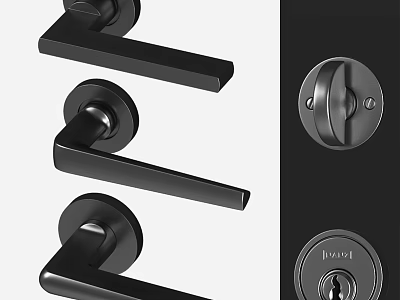 Modern Door Handle 3d model