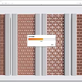 Different Modern Perforated Brick Partition Designs With Decorative Patterns For Interior Spaces 3d model
