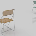Modern X-line Single Chair Design With Metal Frame Colorful Backrest And Transparent Seat