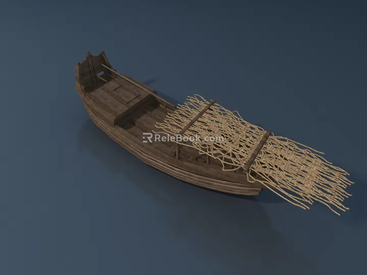 Modern rail maglev train transportation 3d model