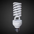Efficient Spiral Energy Saving Light Bulb For Daily Home Lighting Use 3d model