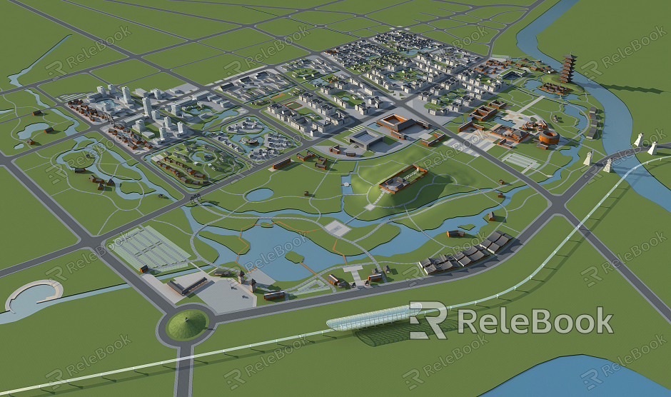 Modern Aerial View Planning model