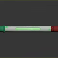Laboratory Sampling Device With Green Body And Red Cap For Medical Testing