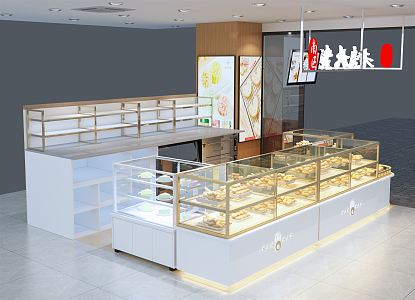 Modern Bakery Dessert Bakery 3d model