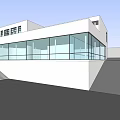 Modern Single Family House With Large Glass Walls And White Exterior Design