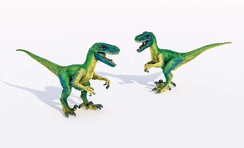 Dinosaur Toy Velociraptor 3d model