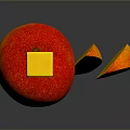 Fresh Ripe Mango With Sliced And Cubed Pieces On Dark Background