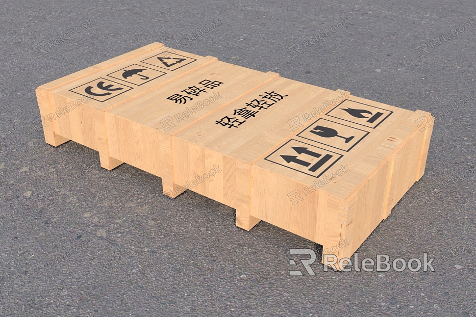 Wooden box transfer box model