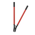 Red And Black Long Handle Manual Pruning Tool With Metal Joint