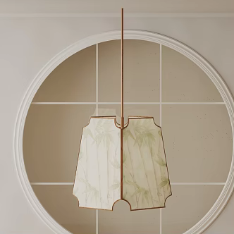 Modern chandelier 3d model