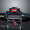 Automotive Winch Components WARN Champion Series With Red Hook And Metal Structure