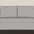 Silent wind double sofa 3d model