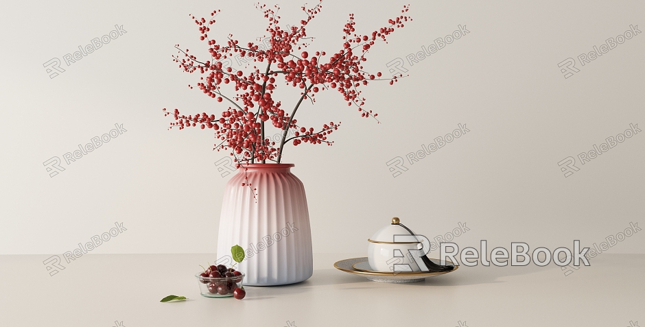 New Chinese Tea Set Ornaments Combination model