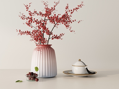 New Chinese Tea Set Ornaments Combination model