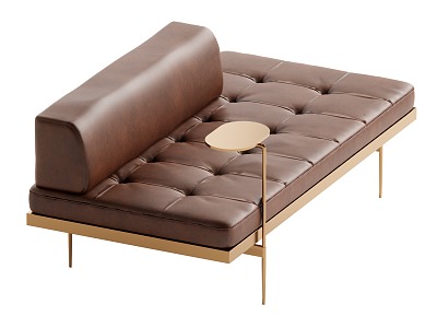 Middle-style multiplayer sofa 3d model