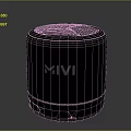 MIVI Black Portable Wireless Bluetooth Speaker With High Quality Sound And Compact Design