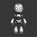 Modern robot toy sci-fi robot 3d model