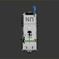 UN Armored Vehicle With Mounted Weapon System Antennas Blue Flag And UN Logo