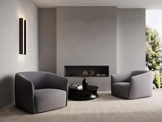 Modern Casual Sofa Combination Single Sofa 3d model