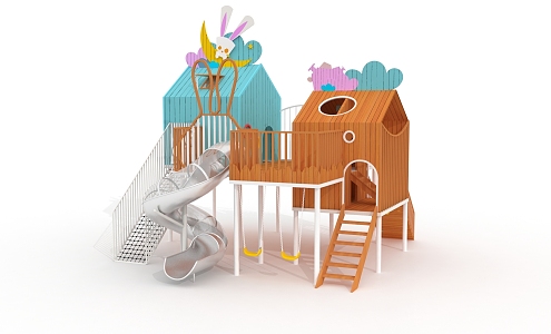 Amusement Equipment Rabbit Paradise 3d model