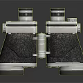 Black Metal Binoculars As Daily Necessities With Comfortable Grip And Clear Lenses