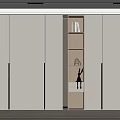Modern wardrobe 3d model