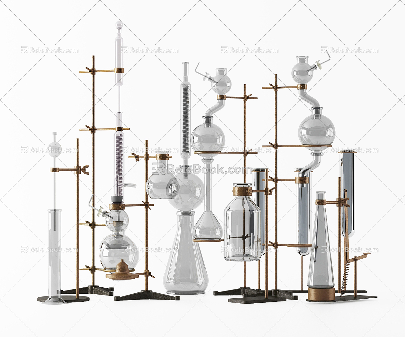 Modern Flask Laboratory Equipment Flask 3d model