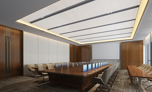 Modern Conference Room Board Room Shareholders' Meeting Room 3d model